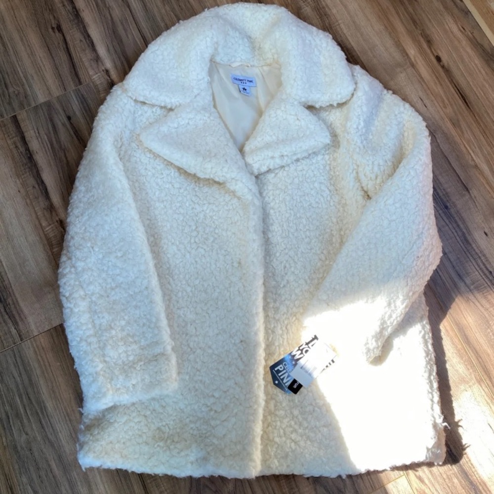 NWT Celebrity Pink Faux Fur jacket